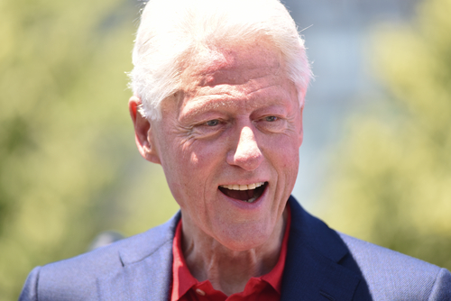Bill Clinton Panics When Jeffrey Epstein Comes Up